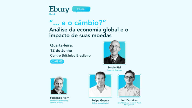Ebury Bank promove evento com participação de Sérgio Rial e outros especialistas sobre o futuro do câmbio / Divulgação