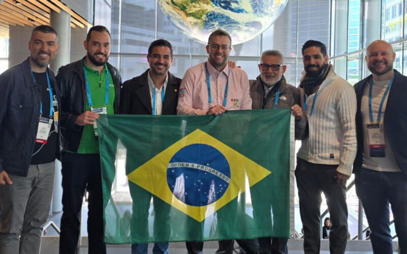 Parte da delegação brasileira no evento / Foto: Divulgação