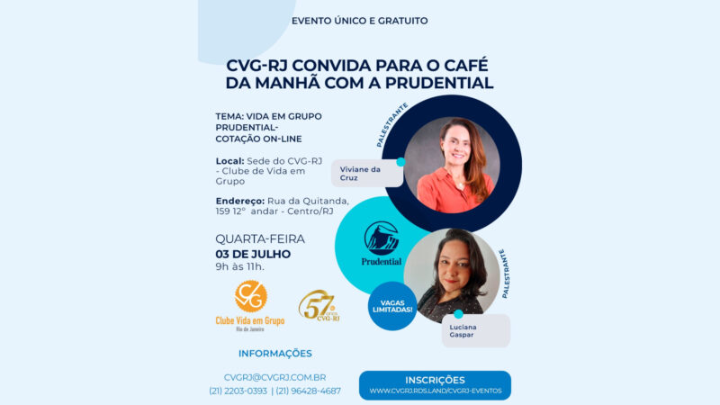 CVG-RJ abre a programação de julho recebendo a Prudential / Divulgação