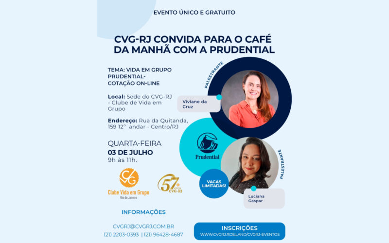 CVG-RJ abre a programação de julho recebendo a Prudential / Divulgação