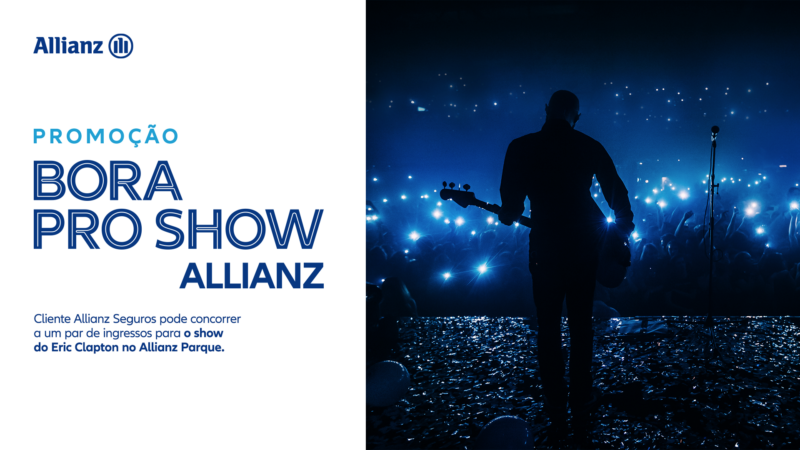 Allianz Seguros sorteará ingressos para apresentação de Eric Clapton no Brasil / Divulgação