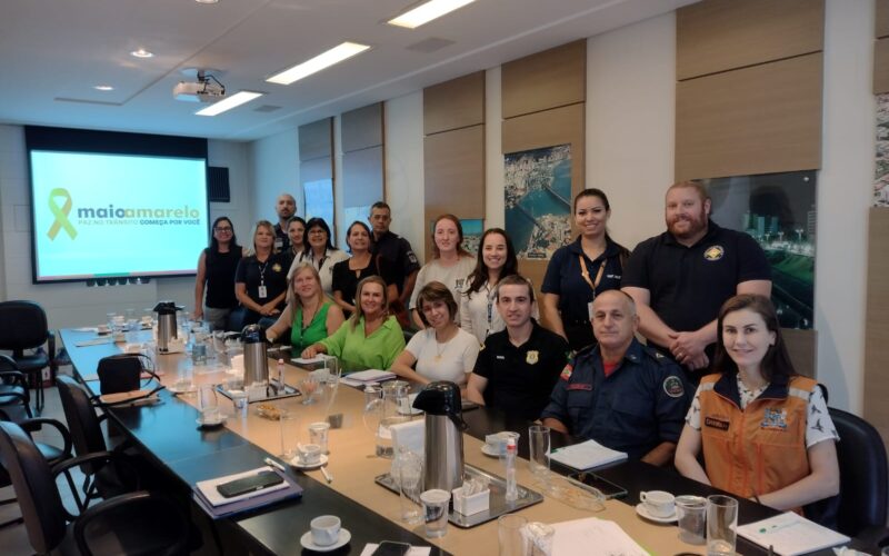 Sede do SindsegSC recebe a primeira reunião do Movimento Maio Amarelo 2024 / Foto: Divulgação
