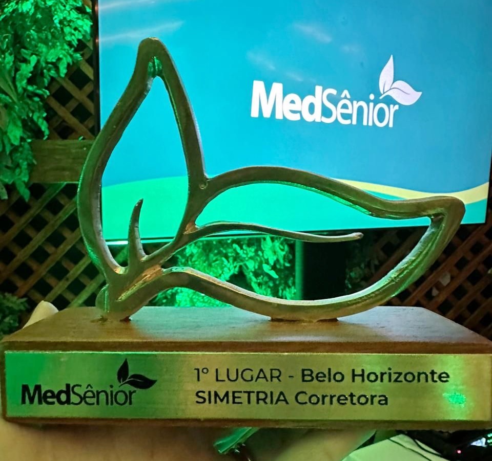Simetria Brasil faturou o de 1º lugar em vendas dos produtos MedSênior, em 2023, no Estado de Minas Gerais / Divulgação