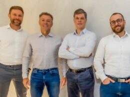 Marcel Malczewski, CEO da Quartzo Capital, e os diretores Daniel Alberini, Pedro Ferroni e Gustavo Budziak / Foto: Divulgação