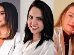 Mírian Queiroz, advogada, mediadora e diretora da MediarSeg; Nailaine Deusdará, coordenadora da MediarSeg; Edlaine Silva, mediadora / Foto: Divulgação