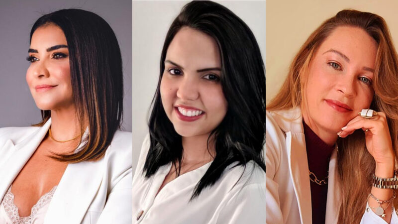 Mírian Queiroz, advogada, mediadora e diretora da MediarSeg; Nailaine Deusdará, coordenadora da MediarSeg; Edlaine Silva, mediadora / Foto: Divulgação