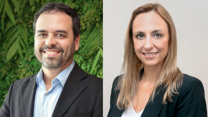 Celso Ricardo Mendes, diretor Executivo da Sompo; Roberta Caravieri, Diretora de RH e Sustentabilidade da Sompo / Foto: Divulgação