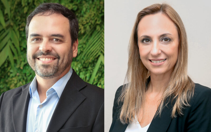 Celso Ricardo Mendes, diretor Executivo da Sompo; Roberta Caravieri, Diretora de RH e Sustentabilidade da Sompo / Foto: Divulgação