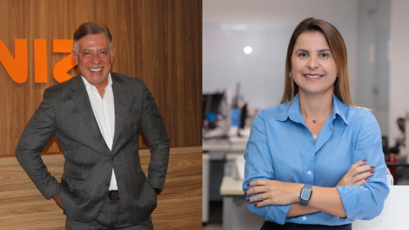 Marcus Vinícius de Oliveira, CEO da Wiz Co; Carolina Bento, Diretora de Gente e Cultura da Wiz Co / Foto: Divulgação