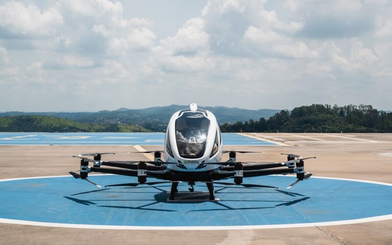 "Voar no EHang 216-S é como dar um salto para o futuro", conta CEO da Gohobby / Foto: Divulgação