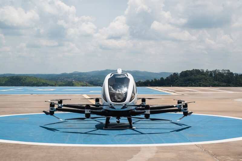 "Voar no EHang 216-S é como dar um salto para o futuro", conta CEO da Gohobby / Foto: Divulgação