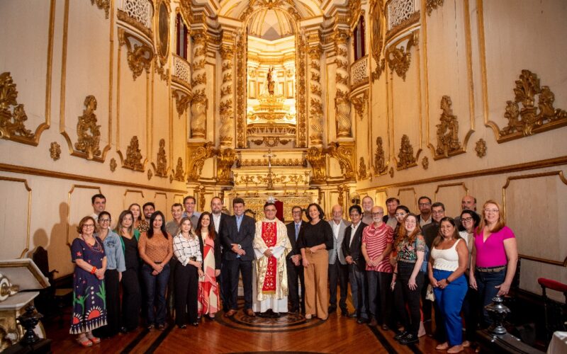 A celebração dos 58 anos do CVG-RJ foi na tradicional Igreja Nossa Senhora do Carmo / Foto: Estúdio Luizfotojornalismo