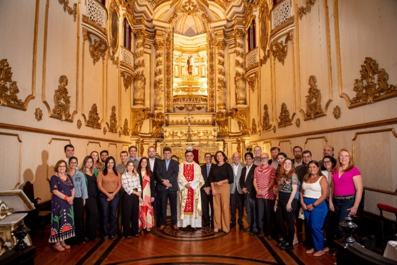 A celebração dos 58 anos do CVG-RJ foi na tradicional Igreja Nossa Senhora do Carmo / Foto: Estúdio Luizfotojornalismo