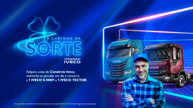 Consórcio Iveco lança campanha "A Caminho da Sorte" para premiar clientes / Divulgação