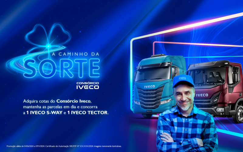 Consórcio Iveco lança campanha "A Caminho da Sorte" para premiar clientes / Divulgação