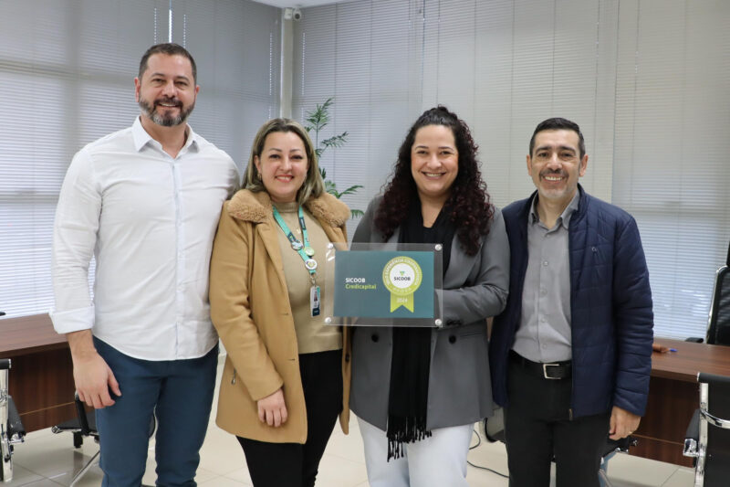 Sicoob Credicapital recebe Selo Experiência Cooperativista / Foto: Divulgação