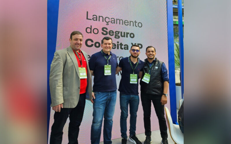 Fabio Damasceno (MAPFRE), Luciano Bezas, (MAPFRE), Umberto Reis, (XP) e Lucas Feliciano, (MAPFRE) / Foto: Divulgação