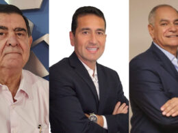 Francisco de Assis Fernandes, diretor comercial; Geniomar Pereira, diretor; Valmir Rodrigues, diretor da allseg seguradora / Foto: Reprodução