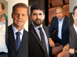 Silvio Toni Junior, presidente do SindiPlanos; José Cechin, superintendente-executivo do IESS; Marcos Novais, diretor-executivo da Abramge; Roberto Cury, presidente do Sinog; Vinicius Zwarg, advogado especialista em Direito Civil, Imobiliário, das Relações de Consumo, da Saúde, e Autorregulações e Regulações / Foto: Divulgação
