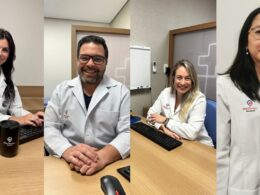 Dra. Danielle Pastura, médica de família da Rede Meu Doutor Novamed Méier, no Rio de Janeiro; O ortopedista José Luiz Ramos, das unidades Centro, Botafogo e Niterói da Meu Doutor Novamed; A nutricionista Talita Bastos, que atende na Meu Doutor Novamed Méier; A cardiologista Yasmine Kobayase, que atende nas unidades Moema, Santo André e São Bernardo do Campo da Meu Doutor Novamed / Foto: Divulgação
