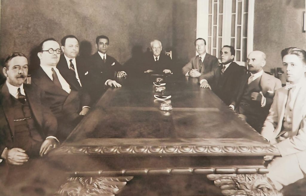 Primeira diretoria eleita do Comitê Local Paranaense de Seguros / Foto: Divulgação