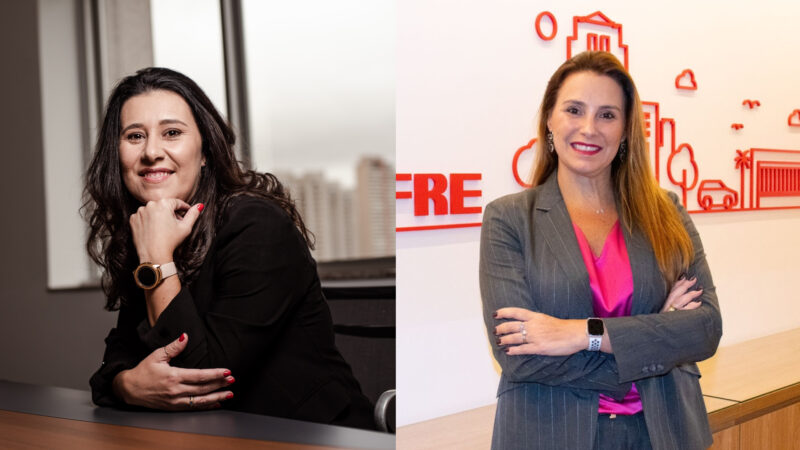 Hilca Vaz, diretora técnica de pessoas da MAPFRE; Carolina de Molla Lorenzatto, diretora comercial de Vida e Previdência da MAPFRE / Foto: Divulgação