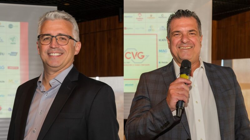Marcio Batistuti, presidente do CVG-SP; Renato Barbosa, diretor de Relações com o Mercado do CVG-SP / Foto: Divulgação