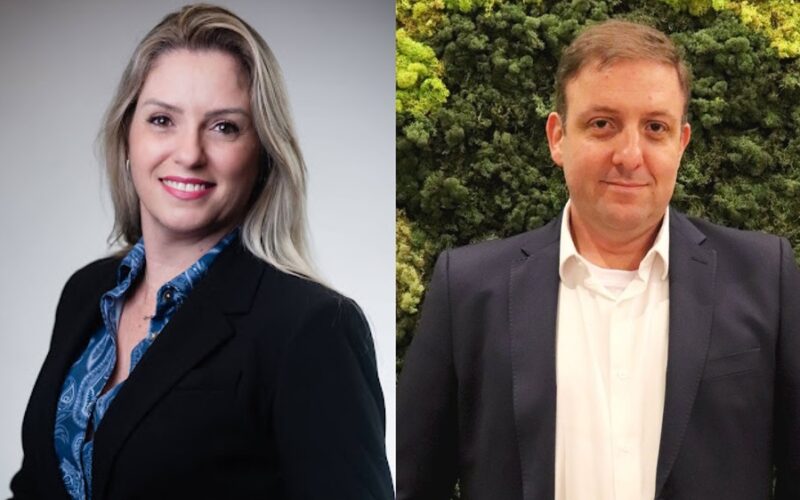 Jacqueline Izabel, diretora de experiência do cliente da MAPFRE; Fabio Damasceno, diretor técnico de seguros rurais da MAPFRE / Foto: Divulgação