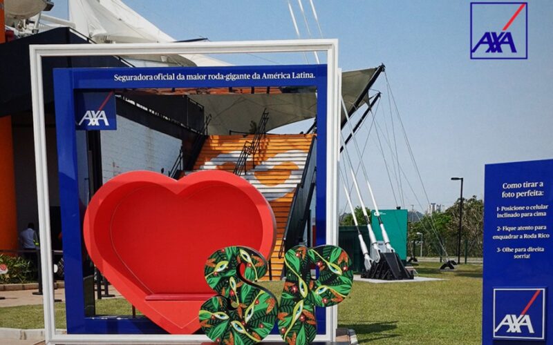 AXA no Brasil presenteia visitantes da Roda Rico com instalação / Foto: Divulgação