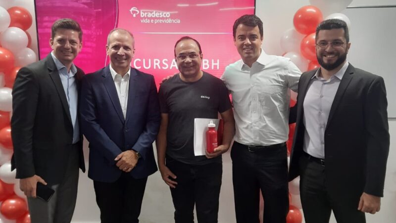José Pires, diretor comercial da Bradesco Vida e Previdência, durante encontro com corretores em Belo Horizonte / Foto: Divulgação