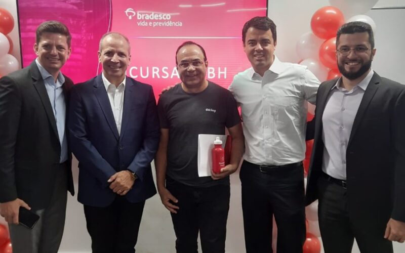 José Pires, diretor comercial da Bradesco Vida e Previdência, durante encontro com corretores em Belo Horizonte / Foto: Divulgação
