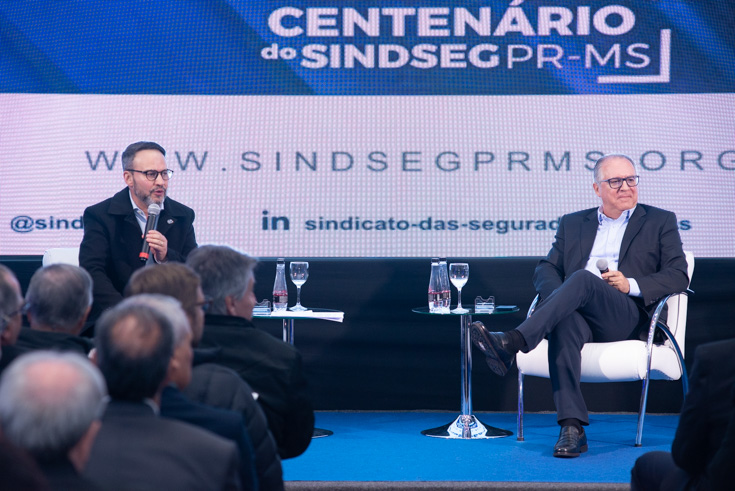 Roberto Santos encerra Ciclo de Palestras do Centenário do Sindseg PR/MS apontando os caminhos para o mercado crescer e inovar / Foto: Divulgação