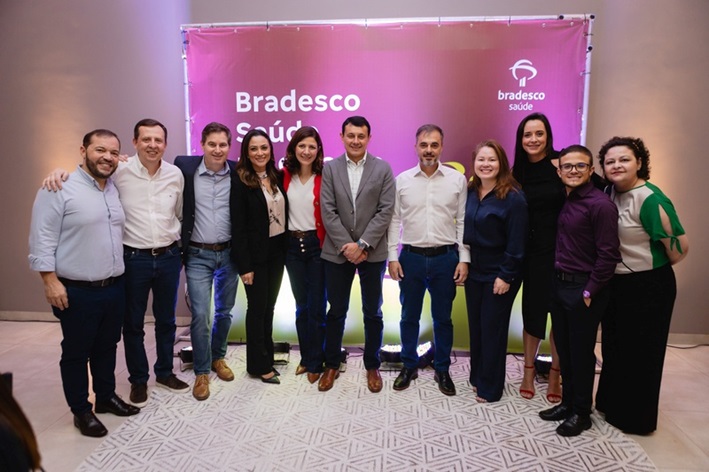 A equipe da Bradesco Saúde reforçou o relacionamento com parceiros e corretores locais / Foto: Divulgação