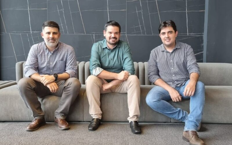 Rudh Menezello, Pedro Pires e Leandro Teixeira, sócios da Split Risk / Foto: Divulgação