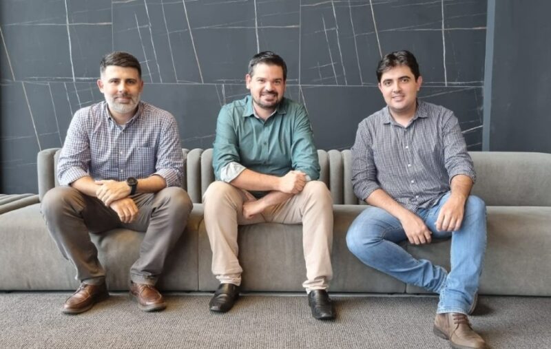 Rudh Menezello, Pedro Pires e Leandro Teixeira, sócios da Split Risk / Foto: Divulgação