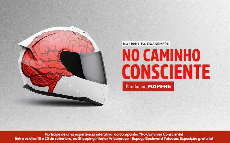 Em parceria com a Senatran, Fundación MAPFRE promove campanha com foco na segurança dos motociclistas / Divulgação