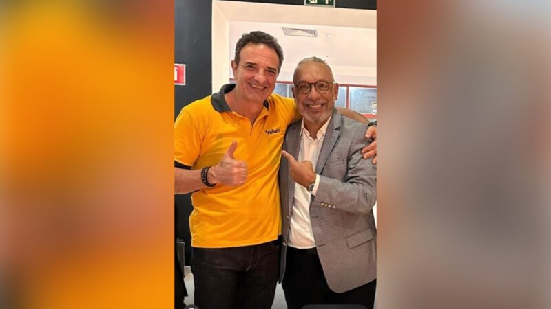 Marcos Machini, vice-presidente Comercial do Grupo HDI; Fausto Dórea, presidente do Clube dos Seguradores da Bahia / Foto: Arquivo