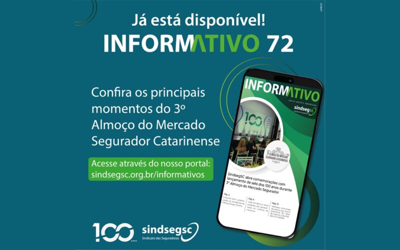 SindsegSC distribui informativo especial sobre início das celebrações dos 100 anos / Divulgação