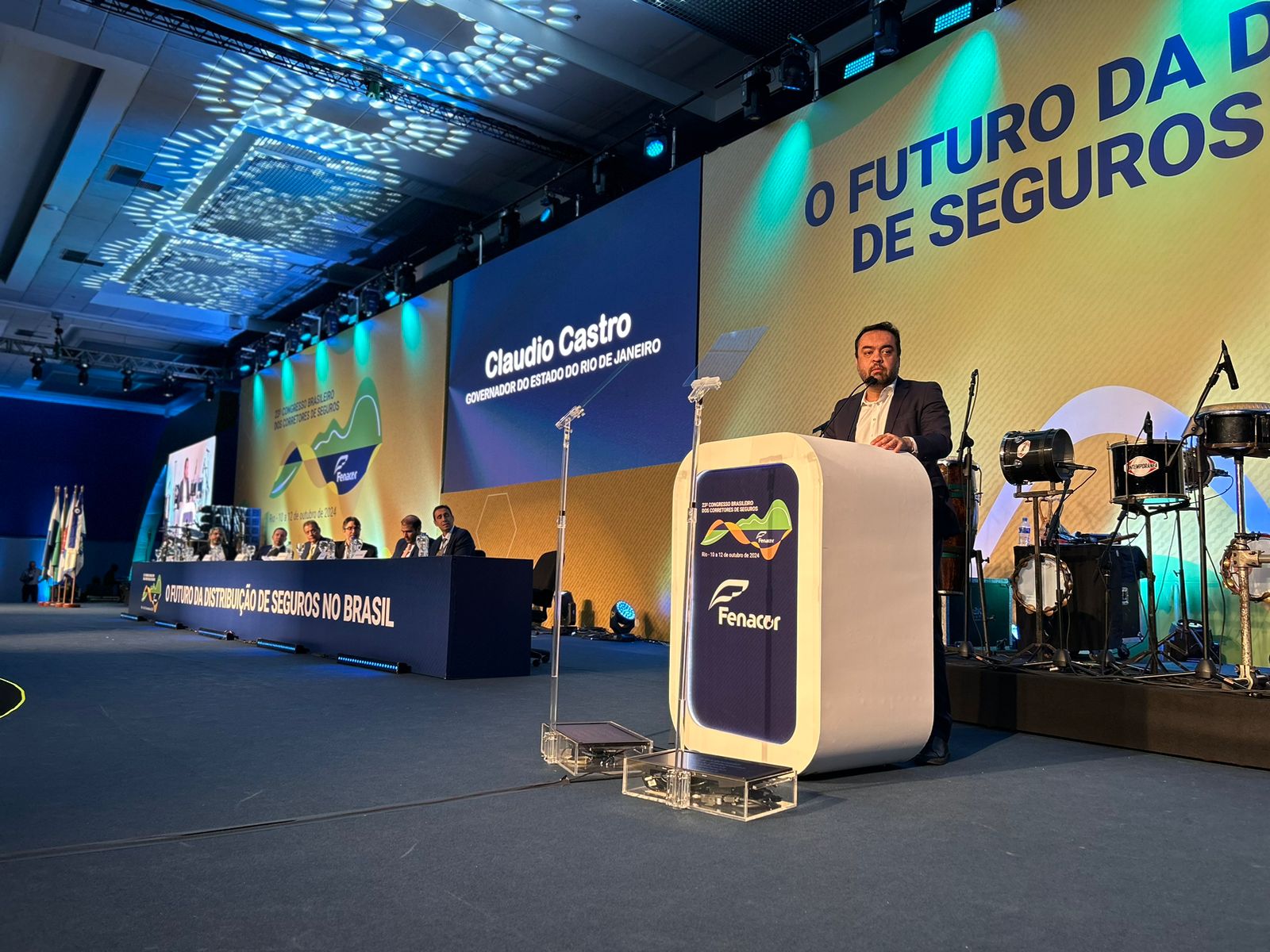 Cláudio Castro, governador do Rio de Janeiro / Foto: William Anthony / Universo do Seguro
