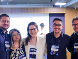 Ricardo Migliani (Amper); Mônica Migliani (Amper); Letícia Riva (Zeniti); Guilherme Tropiano (Zeniti); Fernando Taddeo (Amper) / Foto: Divulgação