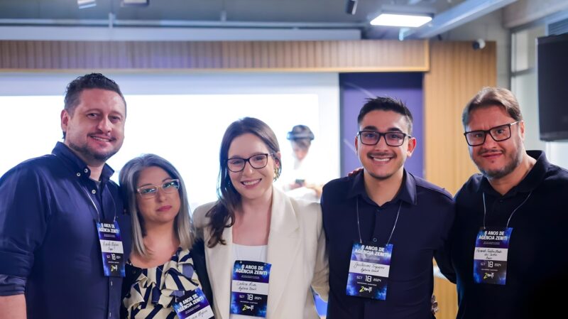 Ricardo Migliani (Amper); Mônica Migliani (Amper); Letícia Riva (Zeniti); Guilherme Tropiano (Zeniti); Fernando Taddeo (Amper) / Foto: Divulgação