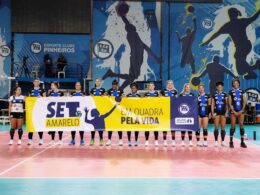 Esporte Clube Pinheiros e Seguros Unimed destacam Setembro Amarelo em semifinal do Paulistão de Vôlei / Foto: Divulgação