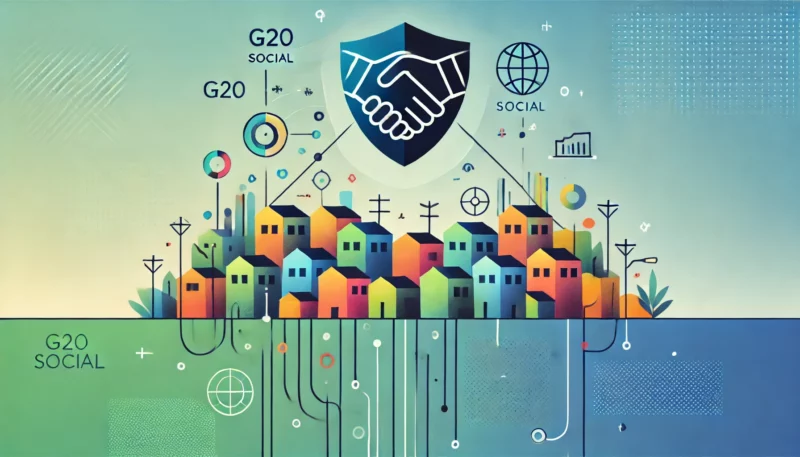 G20 Social: seguro prepara novos capítulos de sua aliança com as favelas brasileiras / Imagem gerada por Inteligência Artificial