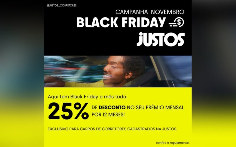 Justos oferece 25% de desconto durante um ano para corretores parceiros na Black Friday / Divulgação
