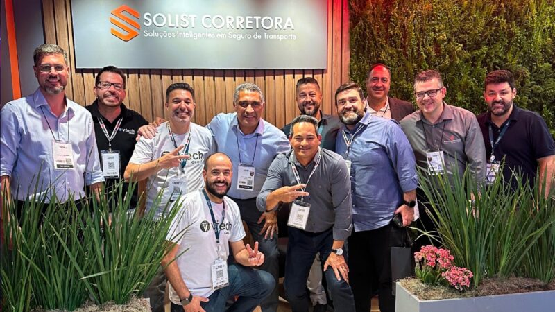 Solist Corretora atrai muitos visitantes em estande na Fenatran 2024 / Foto: Divulgação