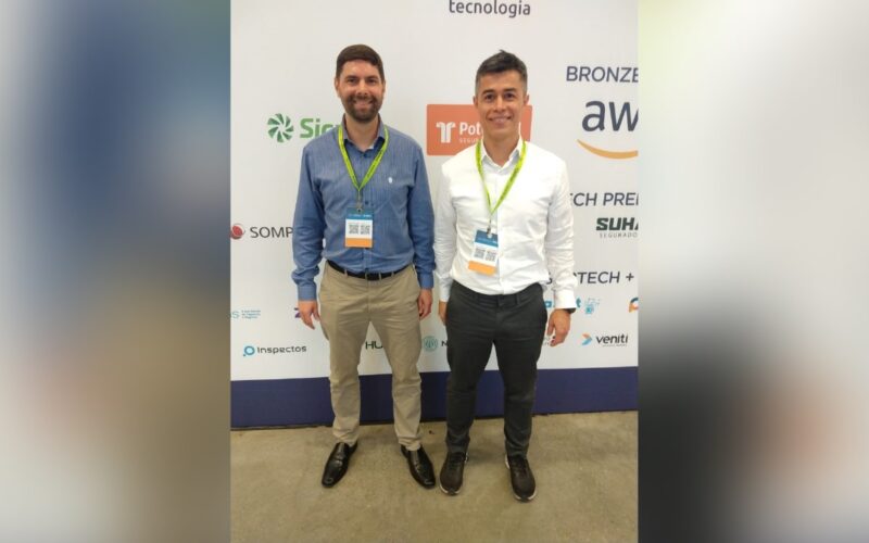 Roberto Uhl, Head of Business Development and Market Intelligence da ESSOR; Filipe Alves, CEO da ESSOR / Foto: Divulgação