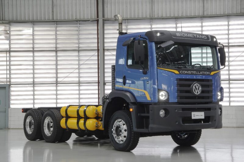 VW Caminhões e Ônibus inicia testes com caminhão movido a biometano / Foto: Divulgação