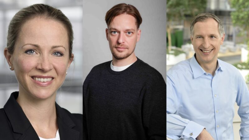 Dr Verena Brenner, Christoph Bauer e Dr Thomas Kuhnt / Foto: Divulgação