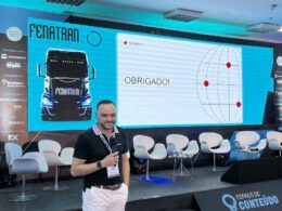 Sompo apresenta casos práticos de gerenciamento de riscos na cadeia de transporte e logística durante a Fenatran / Foto: Divulgação