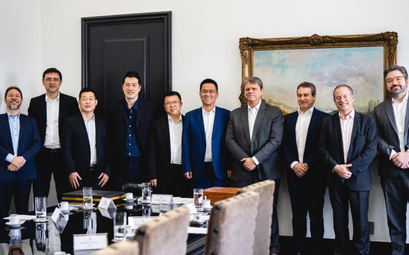 Executivos da GWM se reúnem com o Governador de São Paulo, Tarcísio de Freitas / Foto: Divulgação